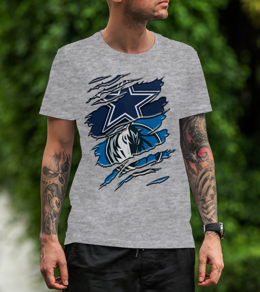 Dallas Cowboys Mavericks Crossover Rah 044 T-Shirt