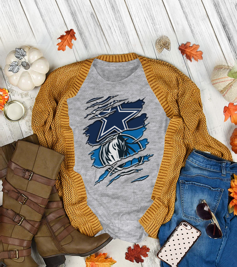 Dallas Cowboys Mavericks Crossover Rah 044 T-Shirt