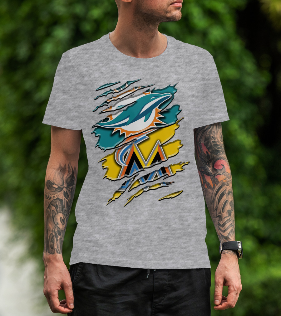 Miami Dolphins Marlins Rah 053 T-Shirt