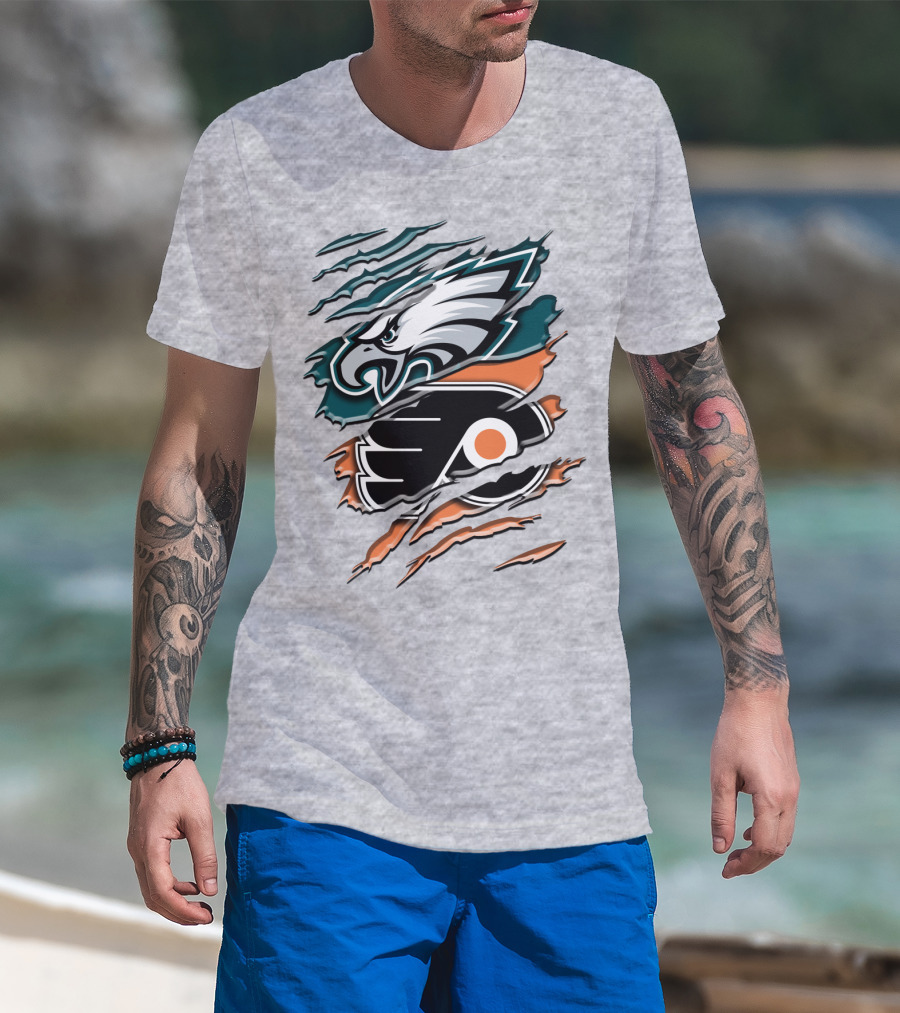 Philadelphia Eagles Flyers Rah 056 T-Shirt