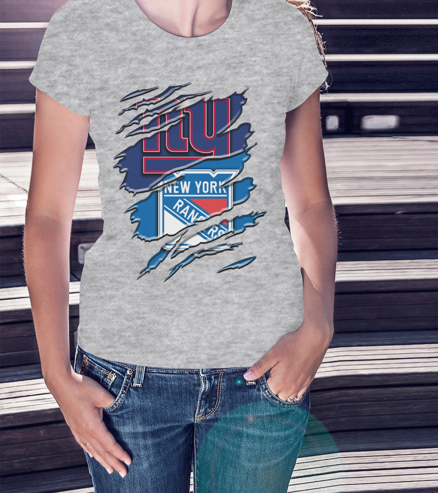 New York Giants New York Rangers Rah 065 T-Shirt