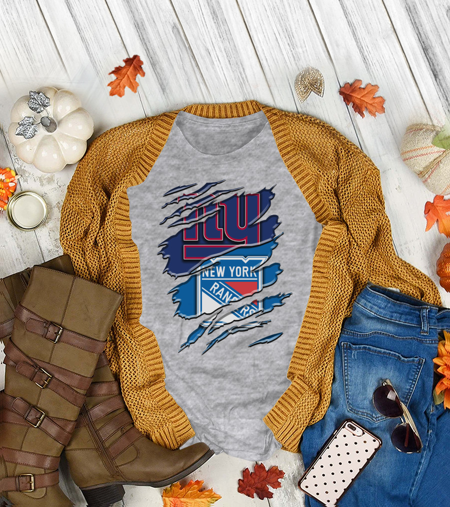 New York Giants New York Rangers Rah 065 T-Shirt