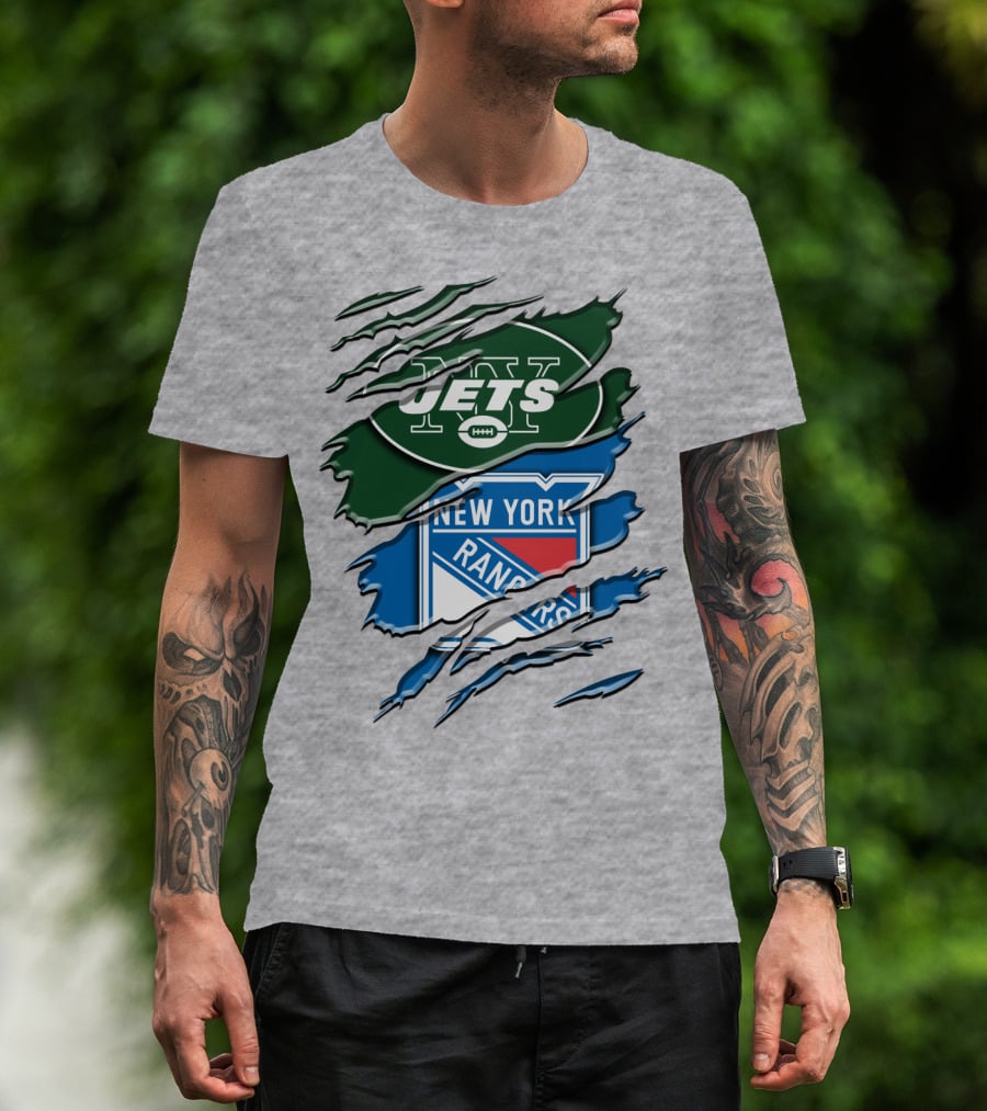 New York Jets Rangers Combination T-Shirt