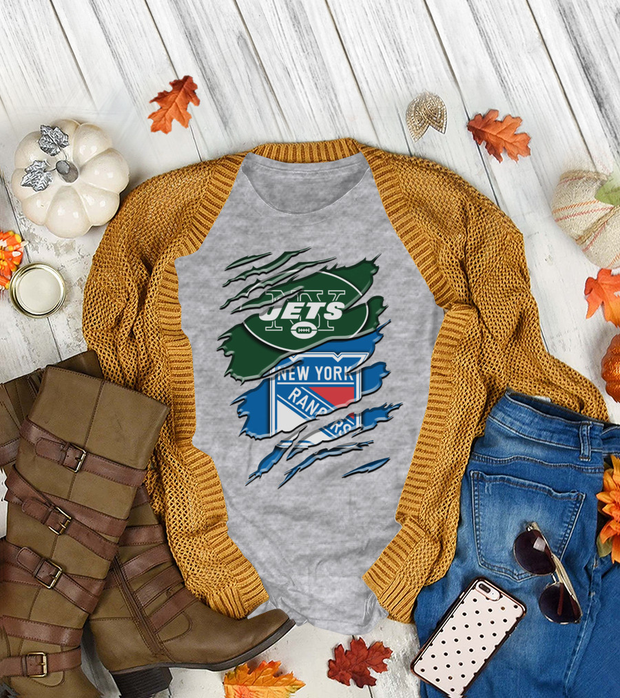 New York Jets Rangers Combination T-Shirt