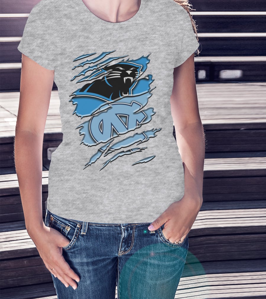 Carolina Panthers North Carolina Tar Heels Rah 087 T-Shirt