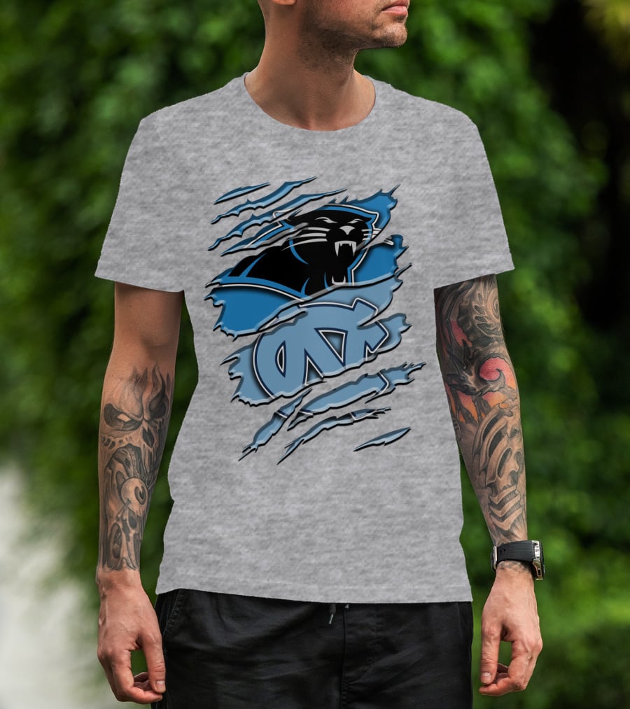 Carolina Panthers North Carolina Tar Heels Rah 087 T-Shirt