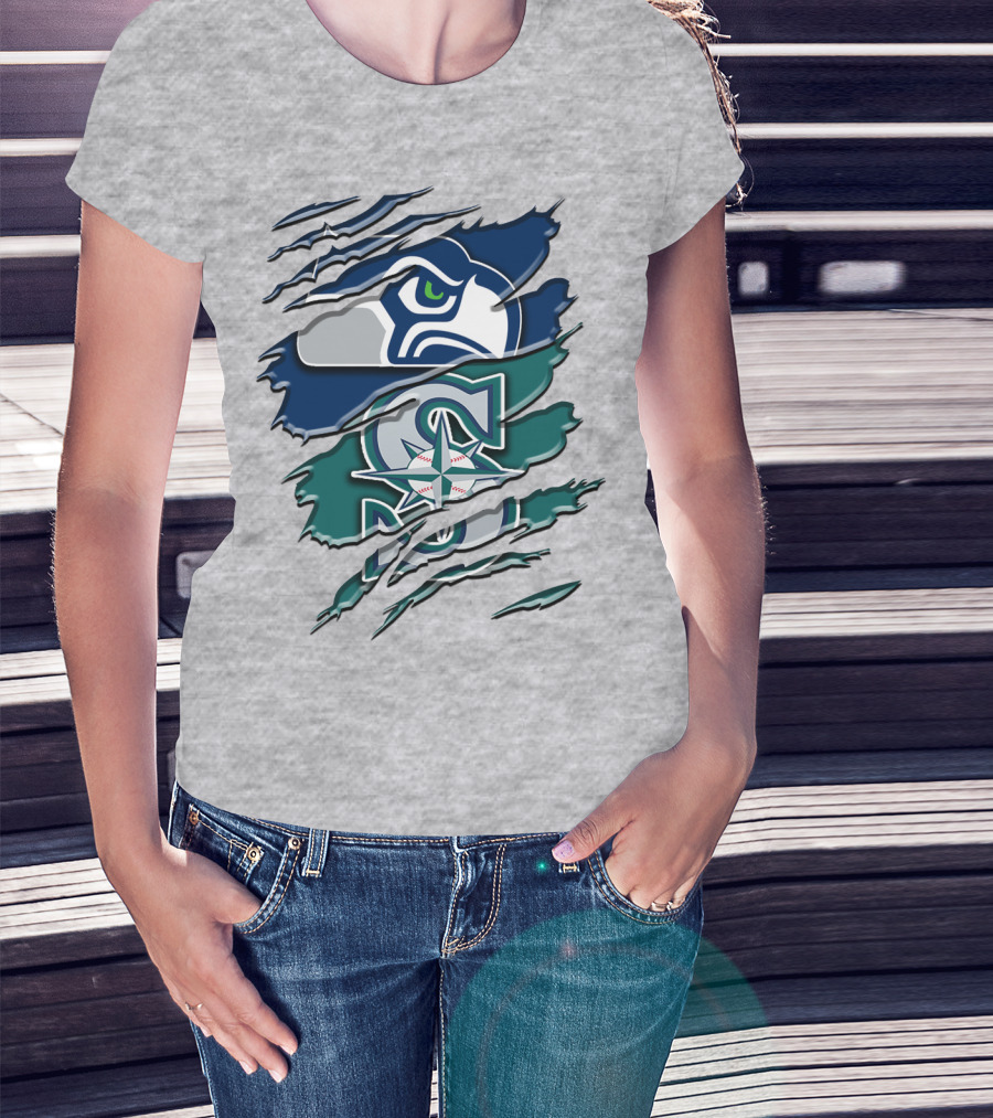 Seattle Seahawks Mariners Rah 109 T-Shirt