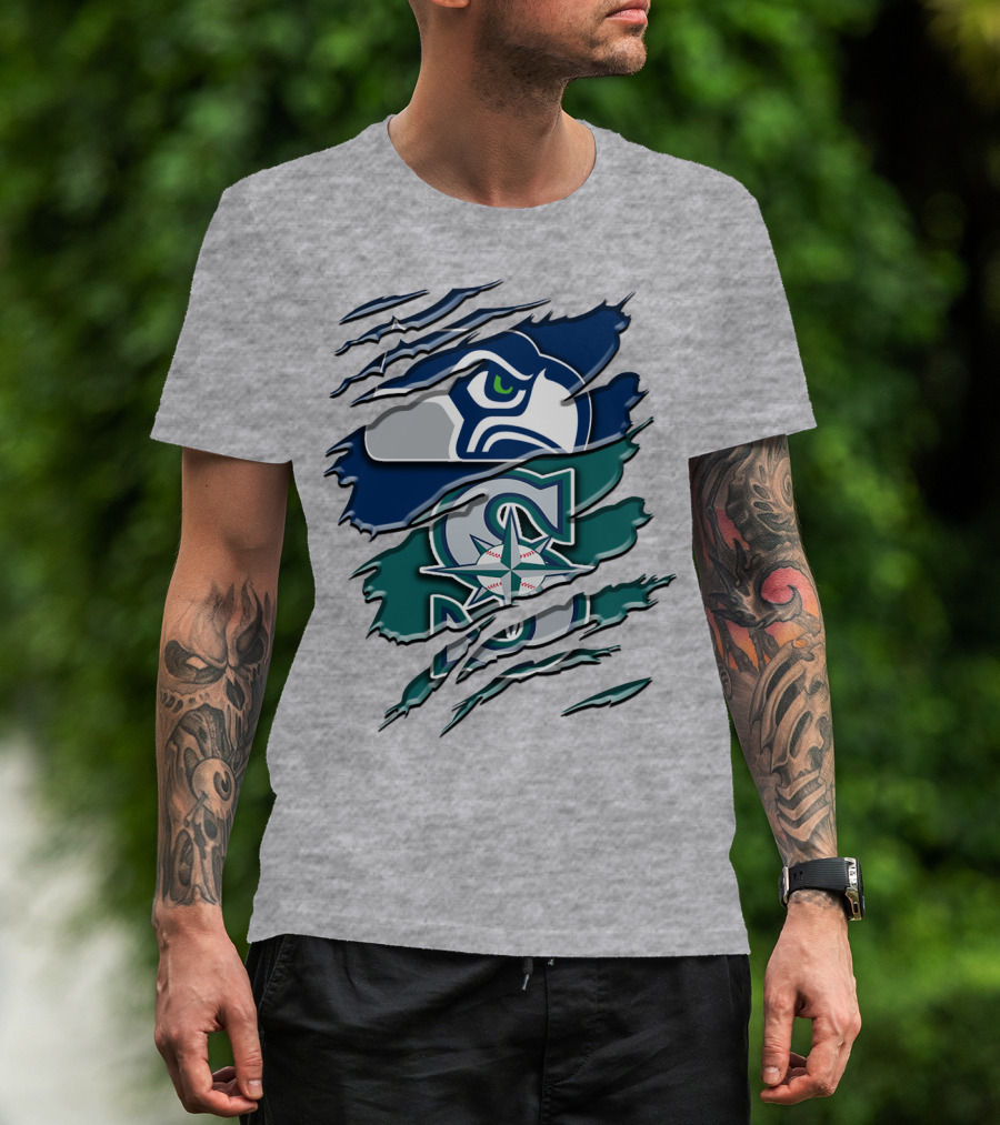 Seattle Seahawks Mariners Rah 109 T-Shirt