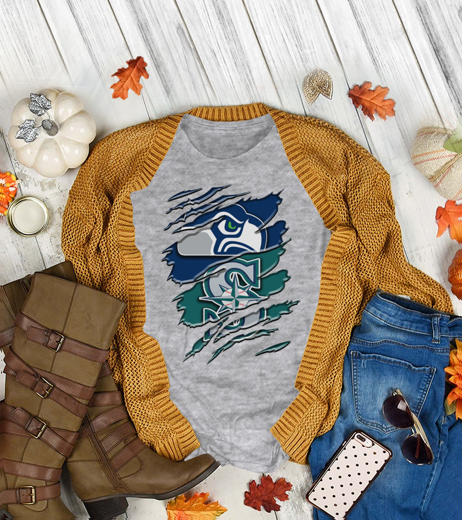 Seattle Seahawks Mariners Rah 109 T-Shirt