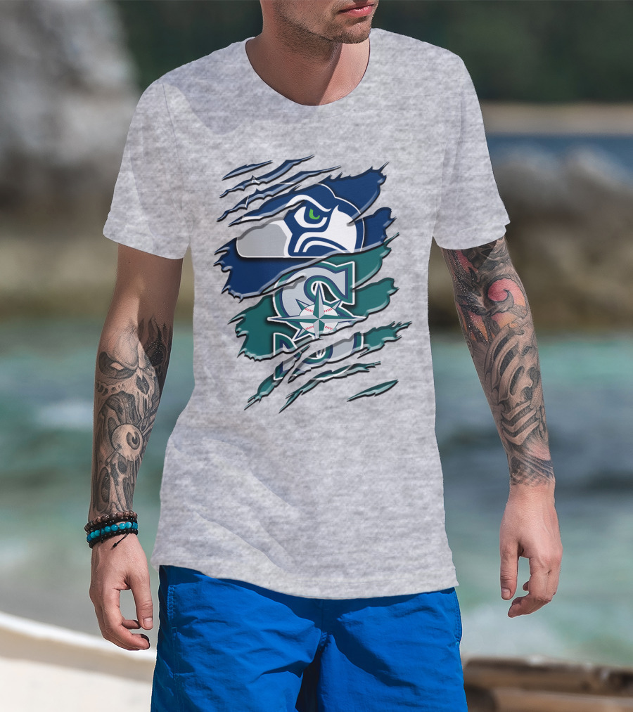 Seattle Seahawks Mariners Rah 109 T-Shirt