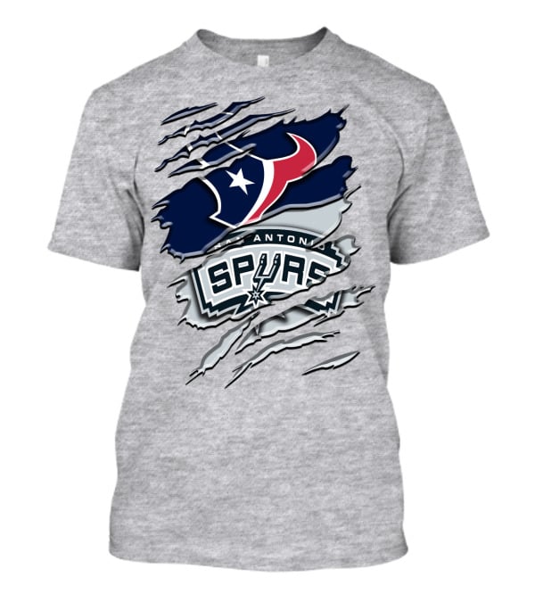 San Antonio Spurs Houston Texans Rah T-Shirt