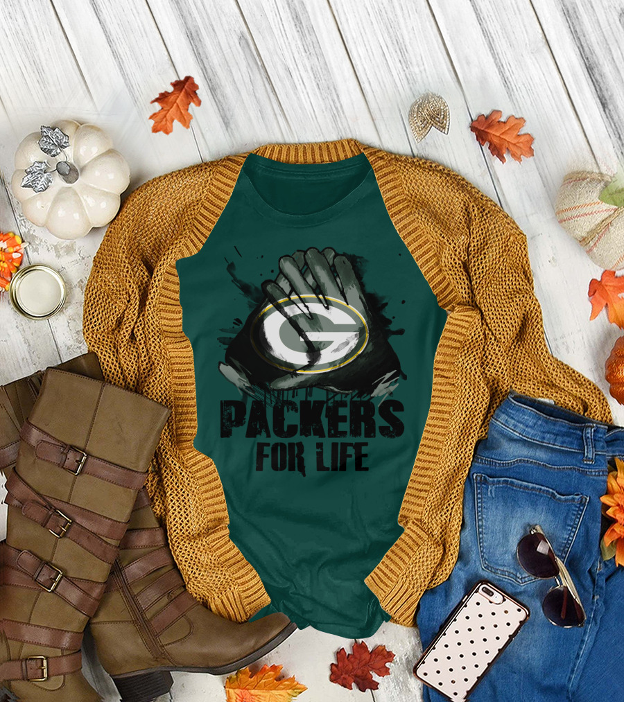 Green Bay Packers For Life T-Shirt