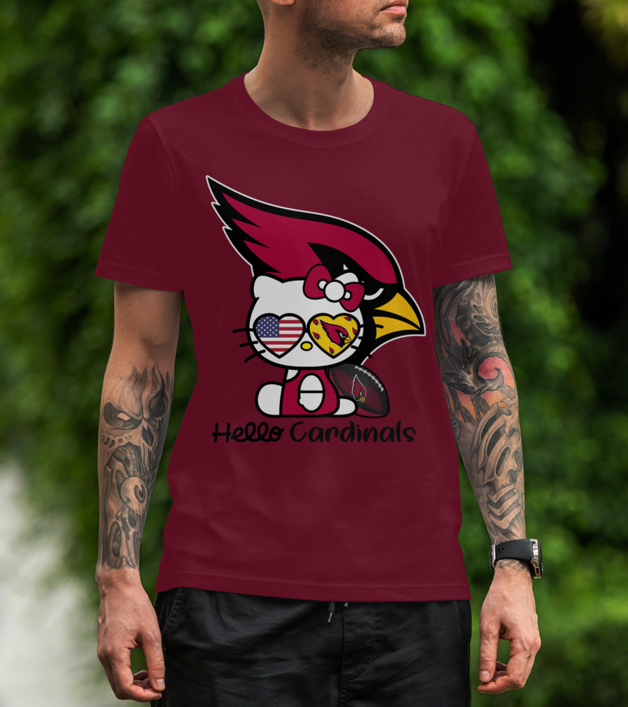 Hello Cardinals Arizona Cardinals T-Shirt