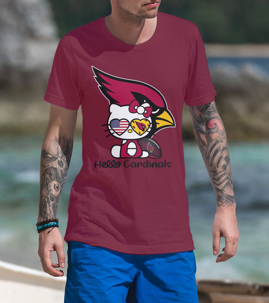 Hello Cardinals Arizona Cardinals T-Shirt