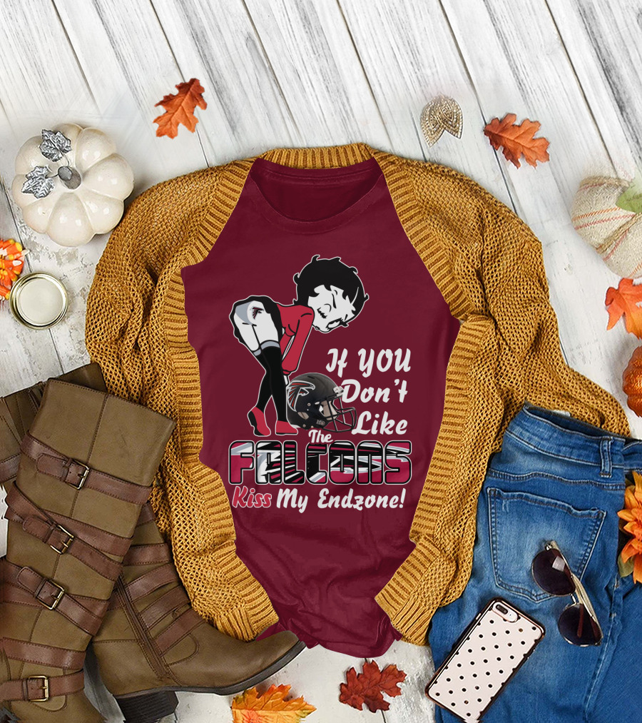 If You Don't Like The Falcons Kiss My Endzone T-Shirt