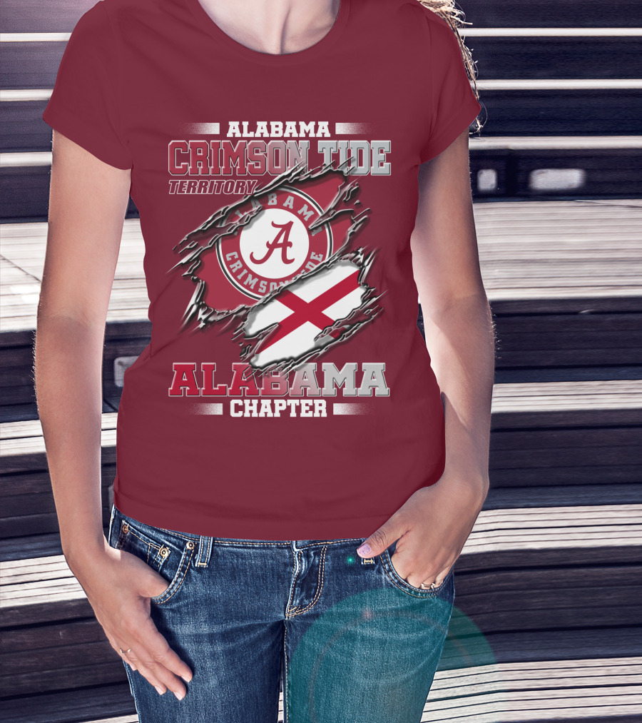 Alabama Crimson Tide Territory Alabama Chapter Crimson Tide T-Shirt