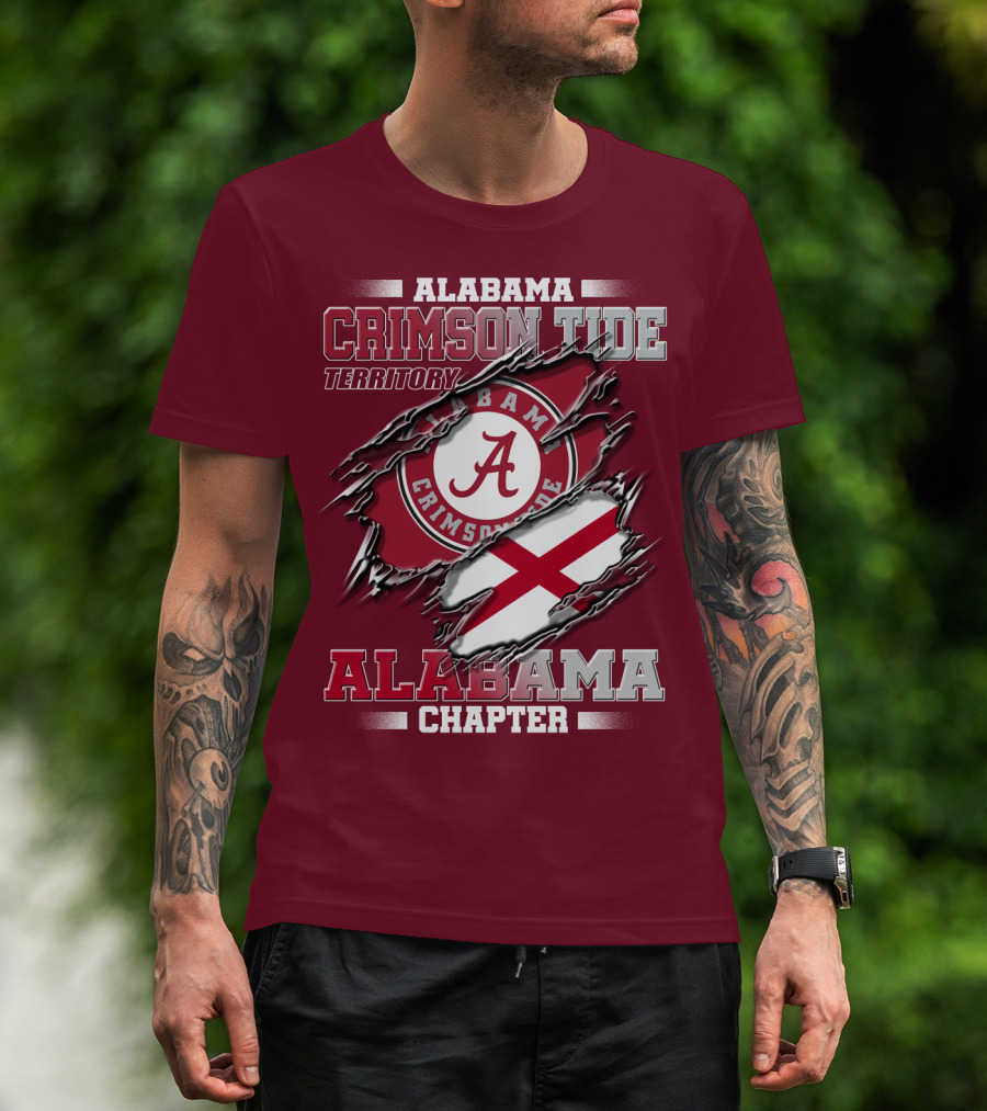 Alabama Crimson Tide Territory Alabama Chapter Crimson Tide T-Shirt
