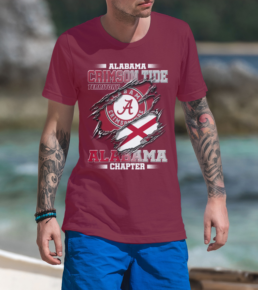Alabama Crimson Tide Territory Alabama Chapter Crimson Tide T-Shirt