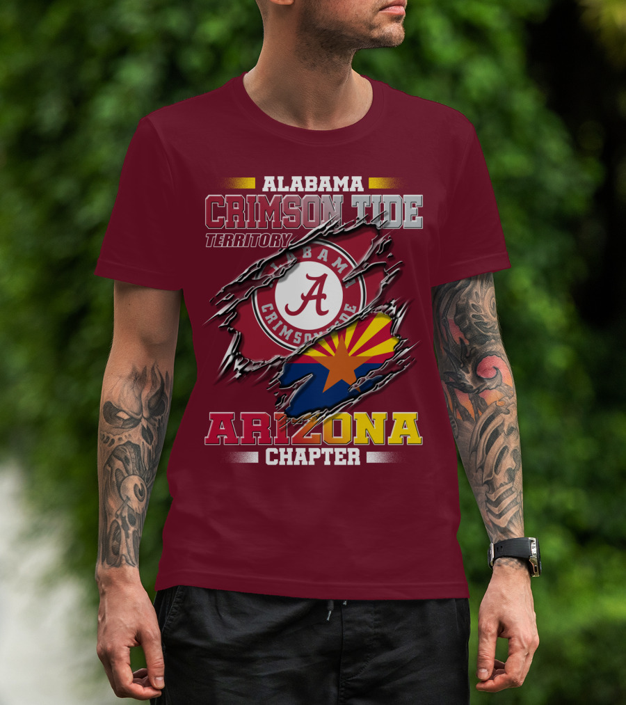 Alabama Crimson Tide Territory Arizona Chapter T-Shirt