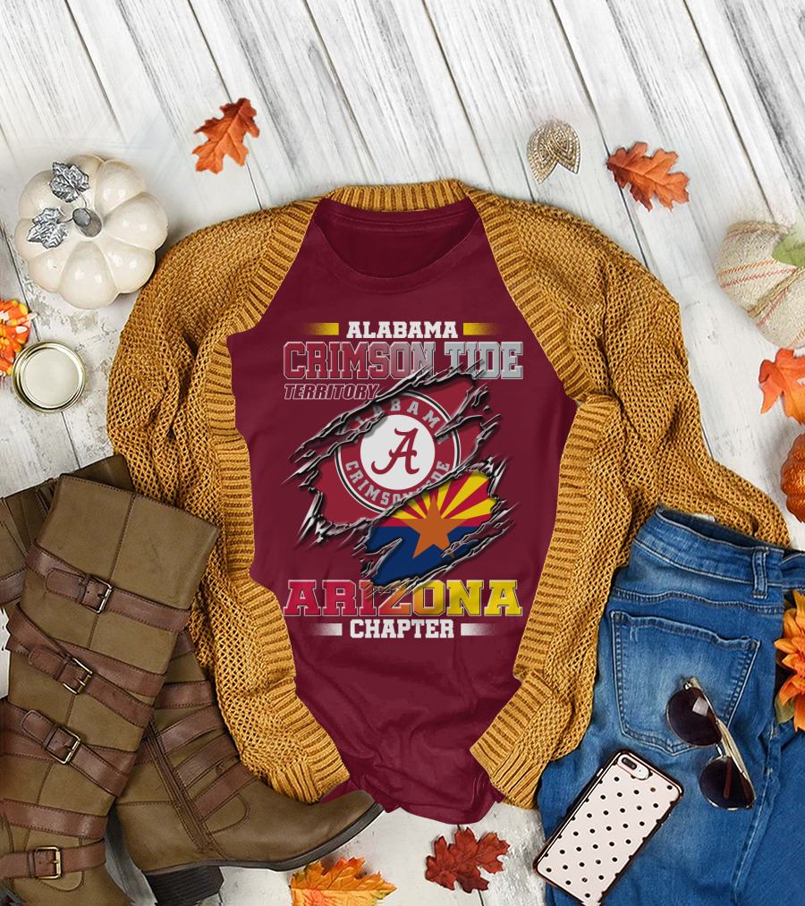 Alabama Crimson Tide Territory Arizona Chapter T-Shirt