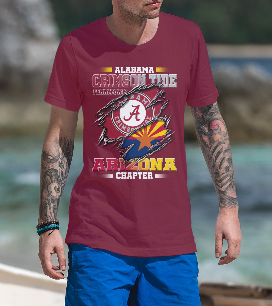 Alabama Crimson Tide Territory Arizona Chapter T-Shirt