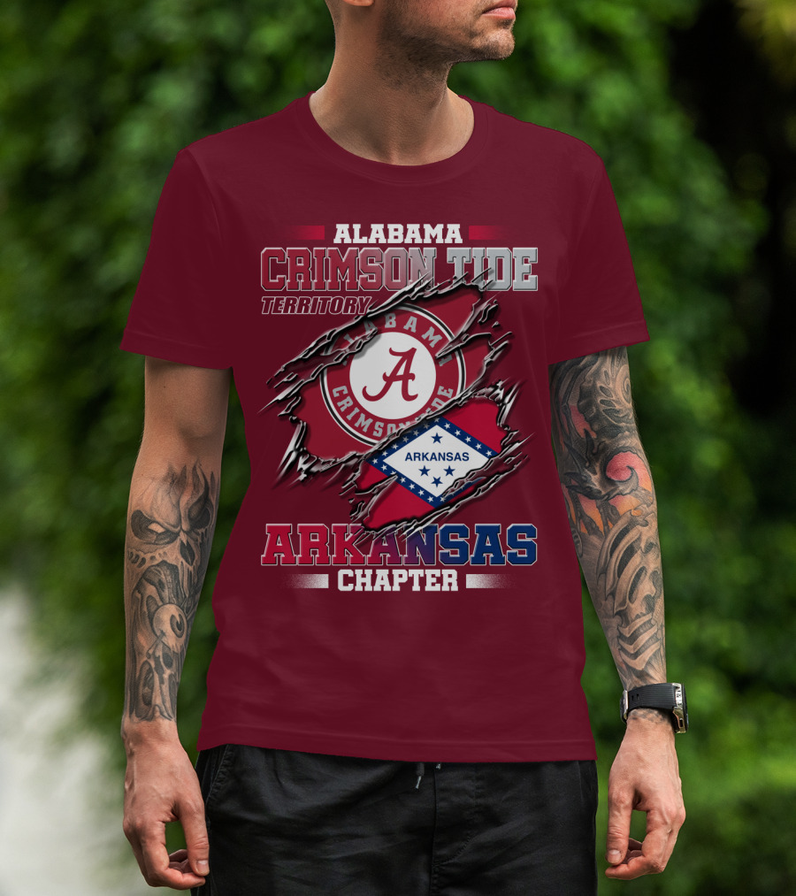 Alabama Crimson Tide Territory Arkansas Chapter T-Shirt
