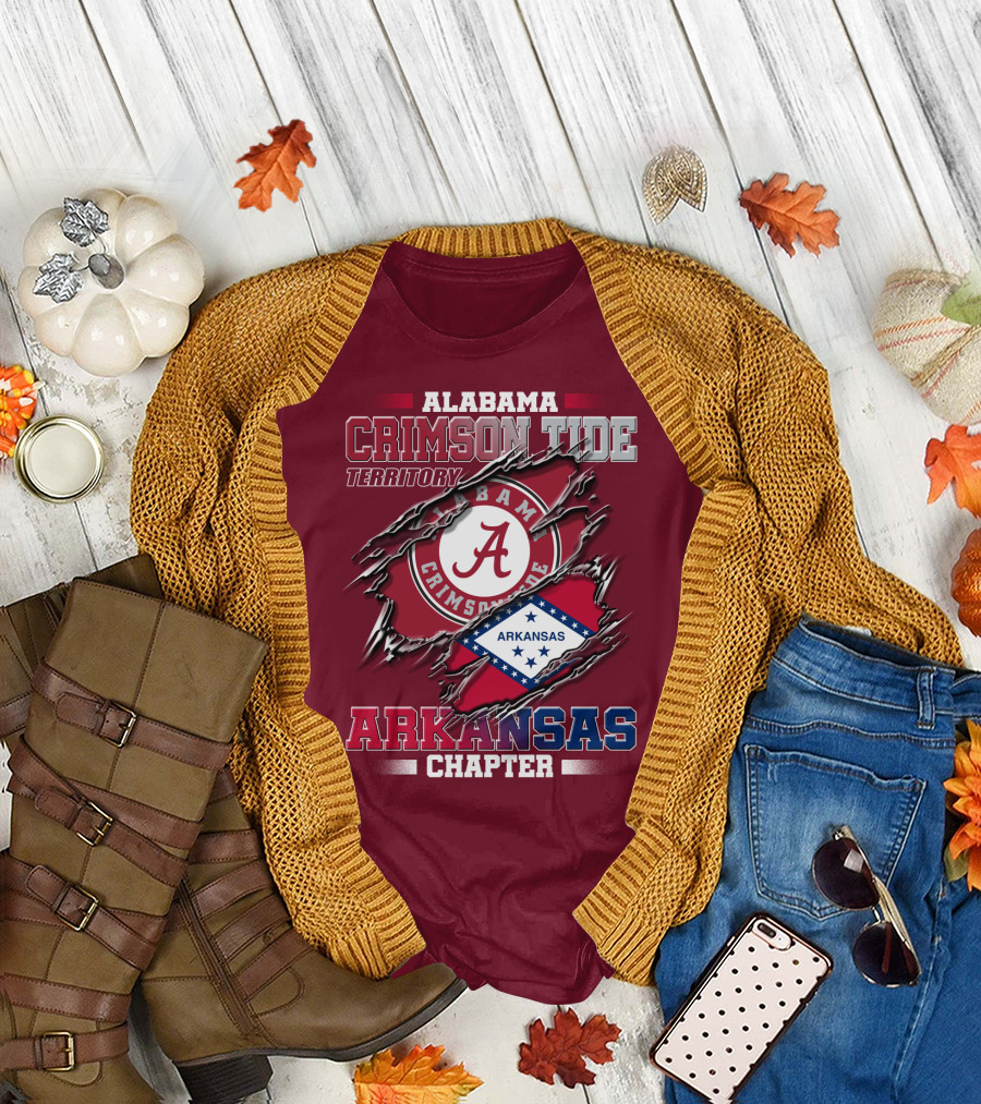 Alabama Crimson Tide Territory Arkansas Chapter T-Shirt