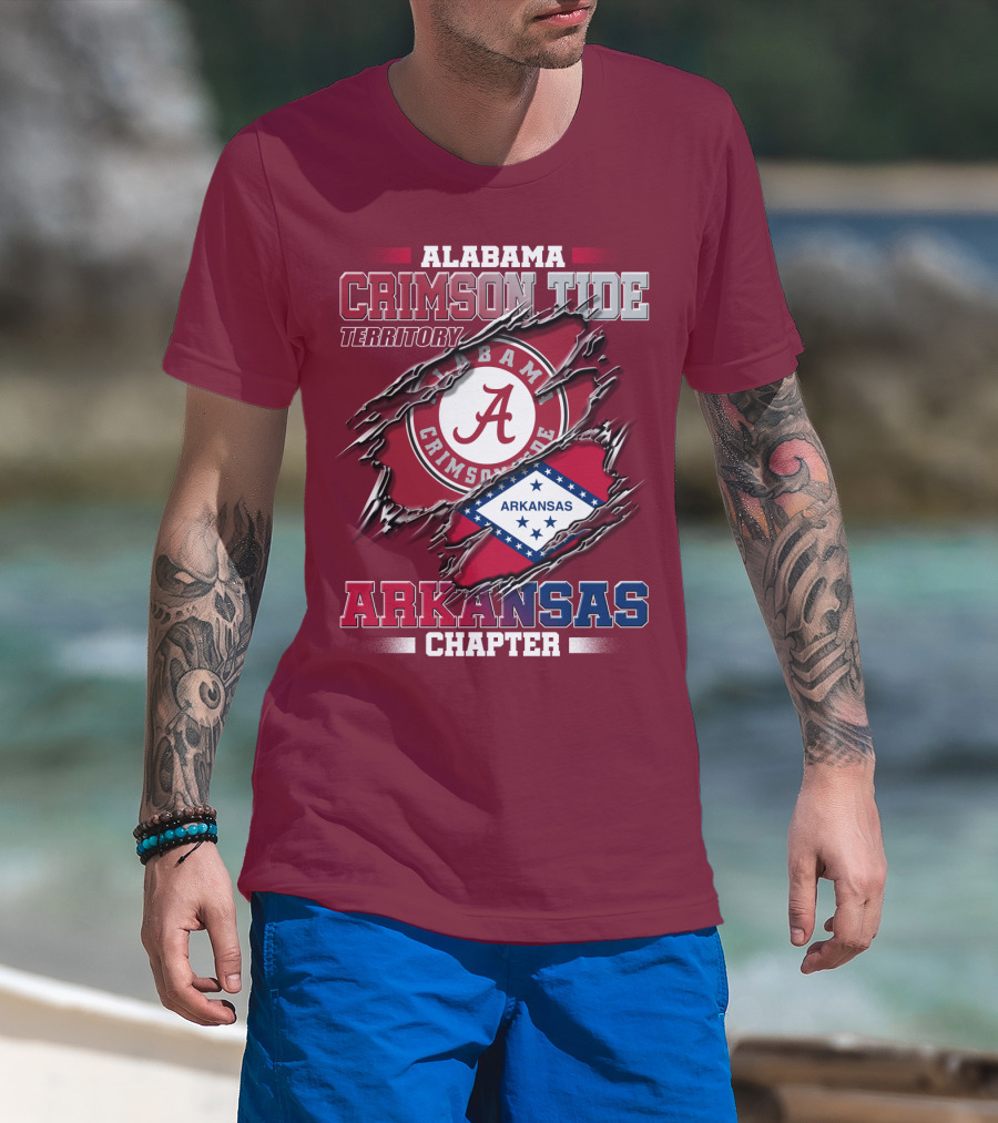 Alabama Crimson Tide Territory Arkansas Chapter T-Shirt
