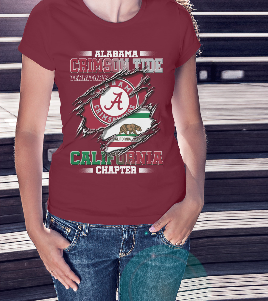 Alabama Crimson Tide Territory California Chapter T-Shirt