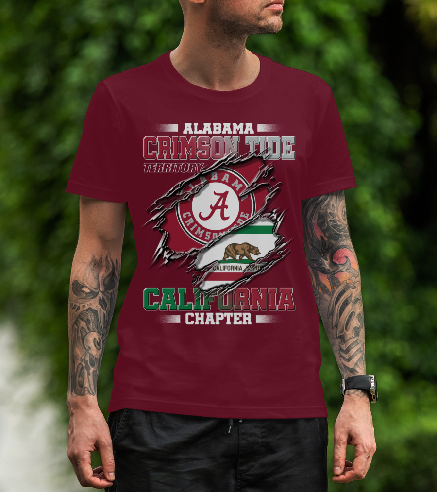 Alabama Crimson Tide Territory California Chapter T-Shirt