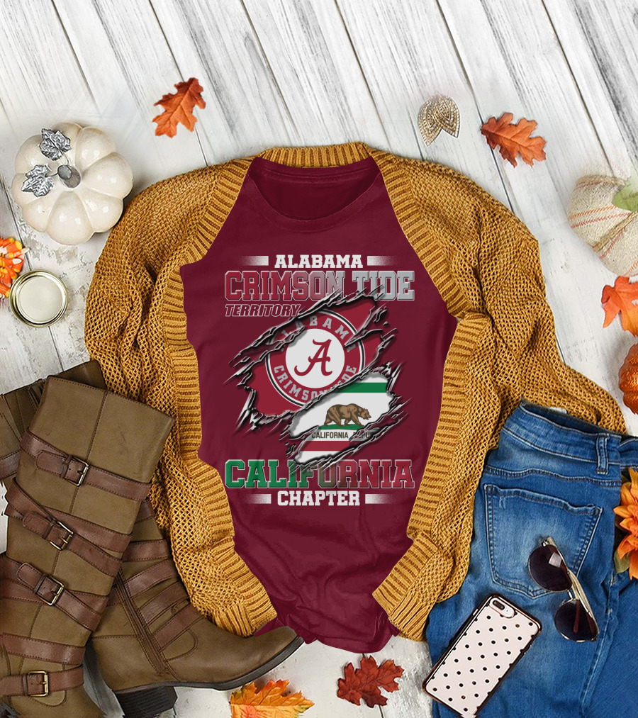Alabama Crimson Tide Territory California Chapter T-Shirt
