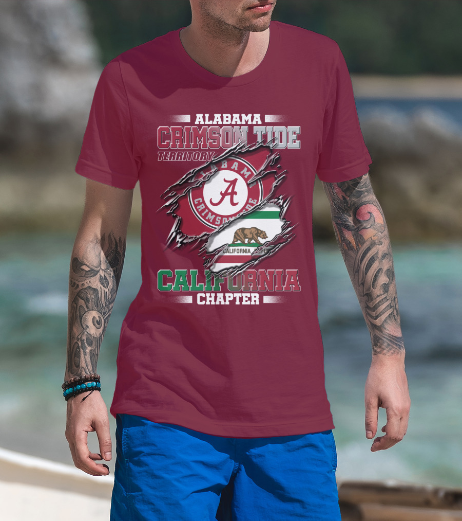 Alabama Crimson Tide Territory California Chapter T-Shirt