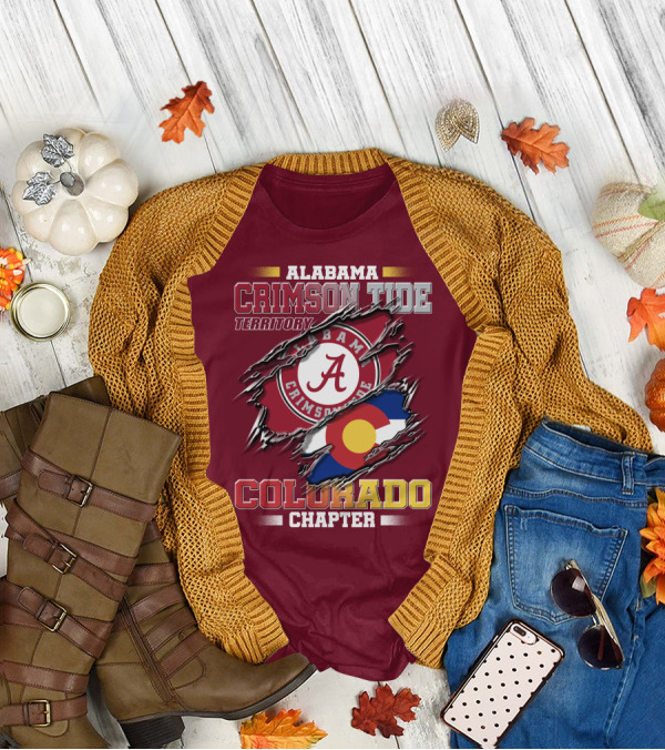 Alabama Crimson Tide Territory Colorado Chapter T-Shirt