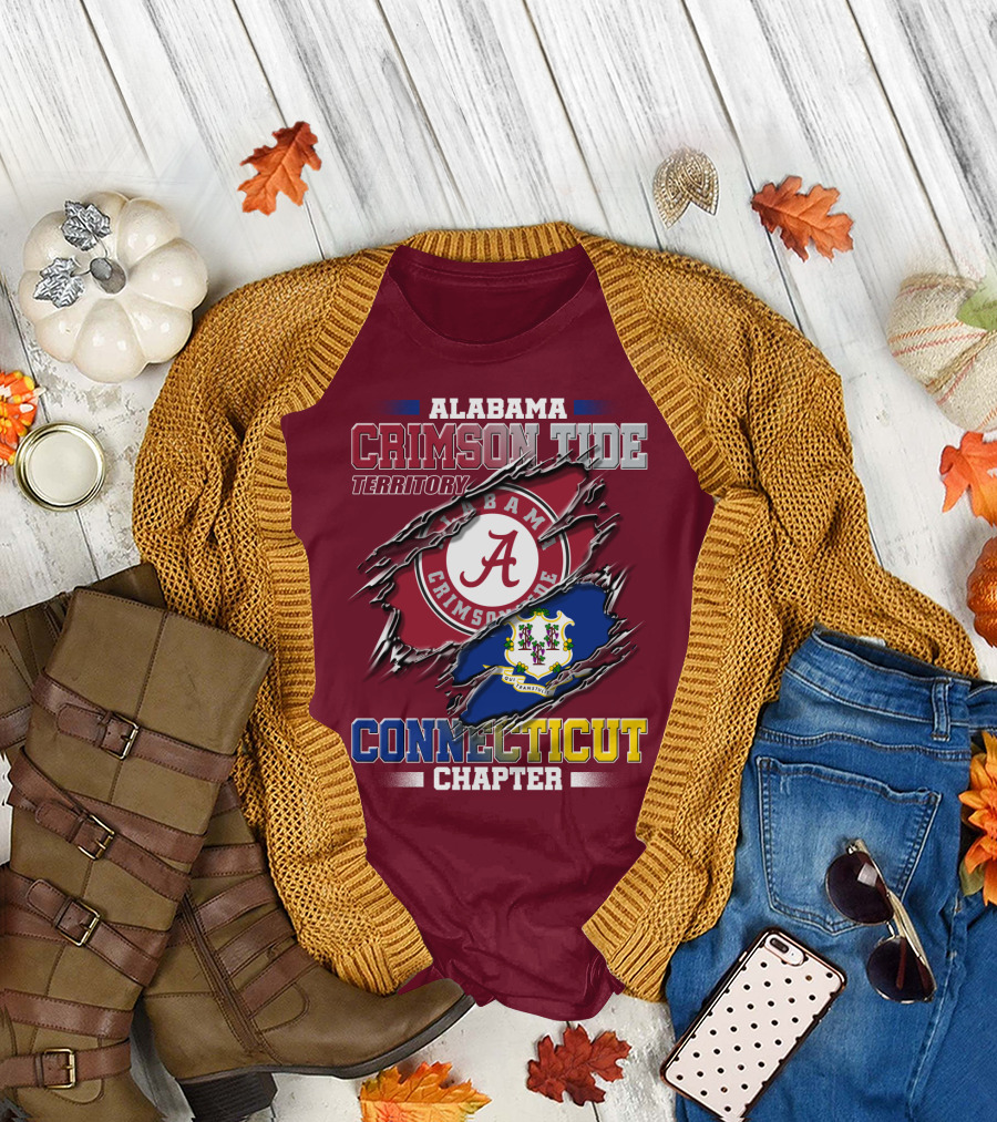 Alabama Crimson Tide Territory Connecticut Chapter T-Shirt