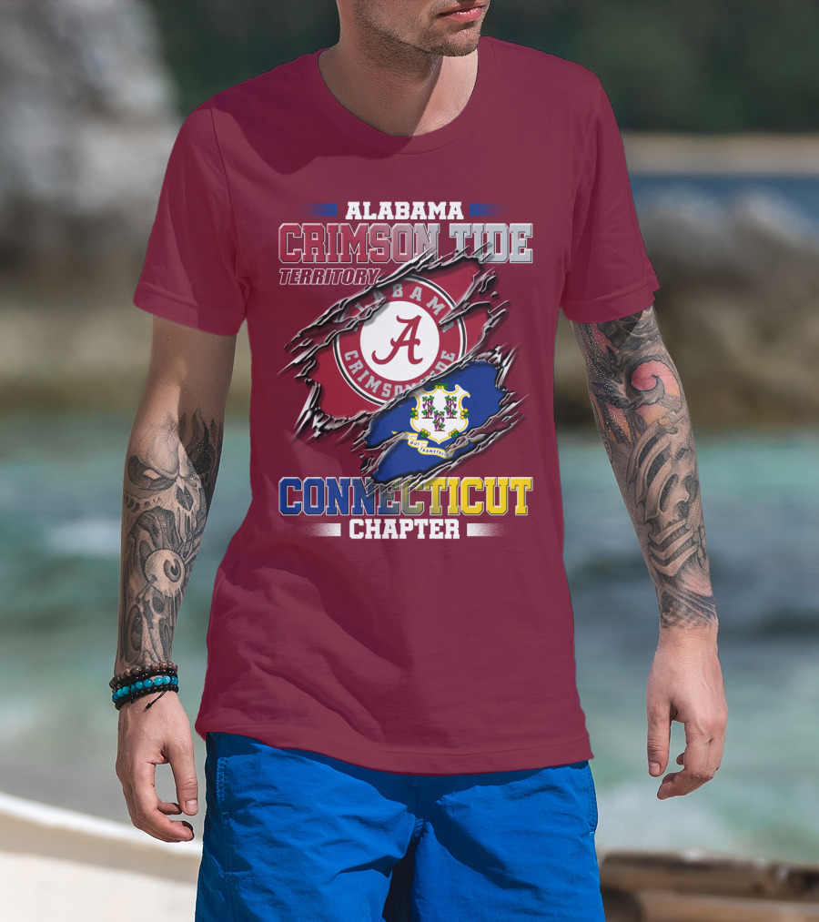 Alabama Crimson Tide Territory Connecticut Chapter T-Shirt