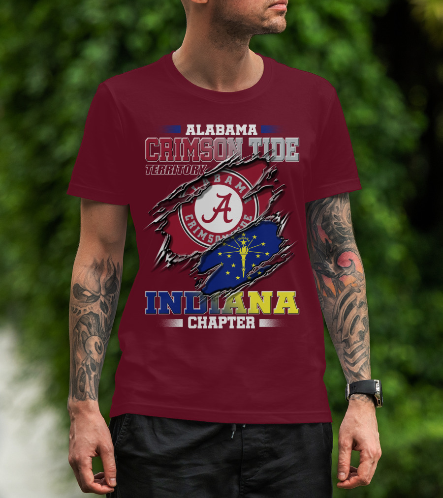 Alabama Crimson Tide Territory Indiana Chapter T-Shirt