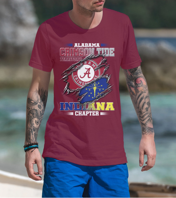 Alabama Crimson Tide Territory Indiana Chapter T-Shirt