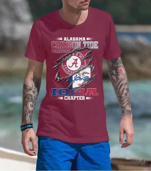 Alabama Crimson Tide Territory Iowa Chapter T-Shirt