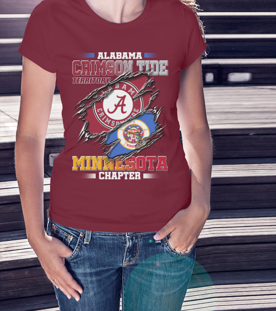 Alabama Crimson Tide Territory Minnesota Chapter T-Shirt