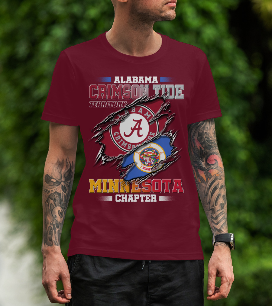 Alabama Crimson Tide Territory Minnesota Chapter T-Shirt