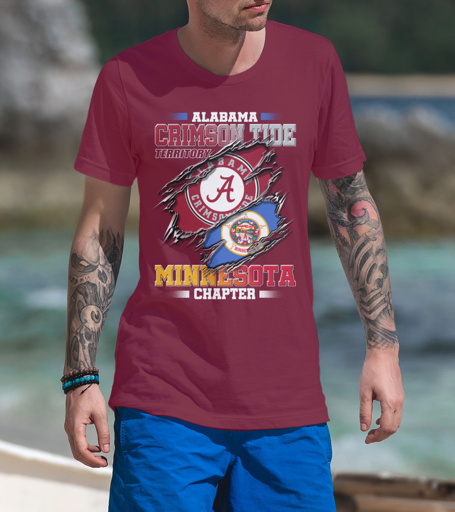 Alabama Crimson Tide Territory Minnesota Chapter T-Shirt