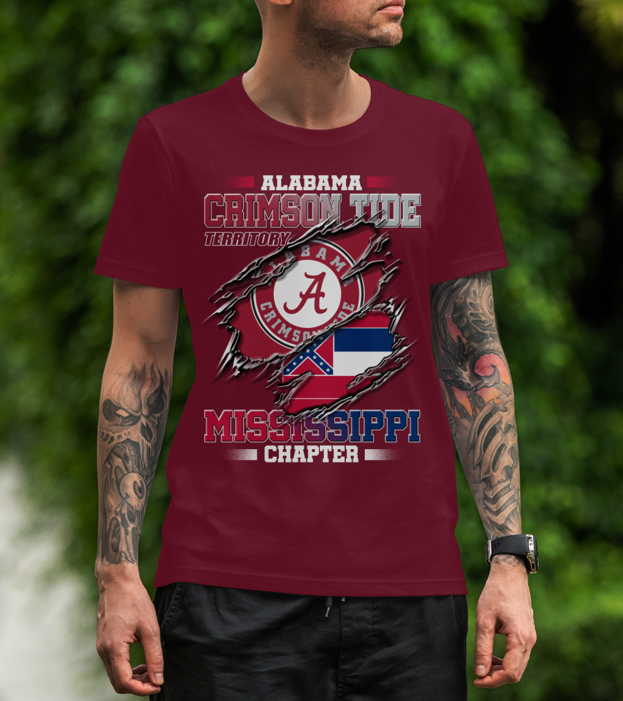 Alabama Crimson Tide Territory Mississippi Chapter T-Shirt