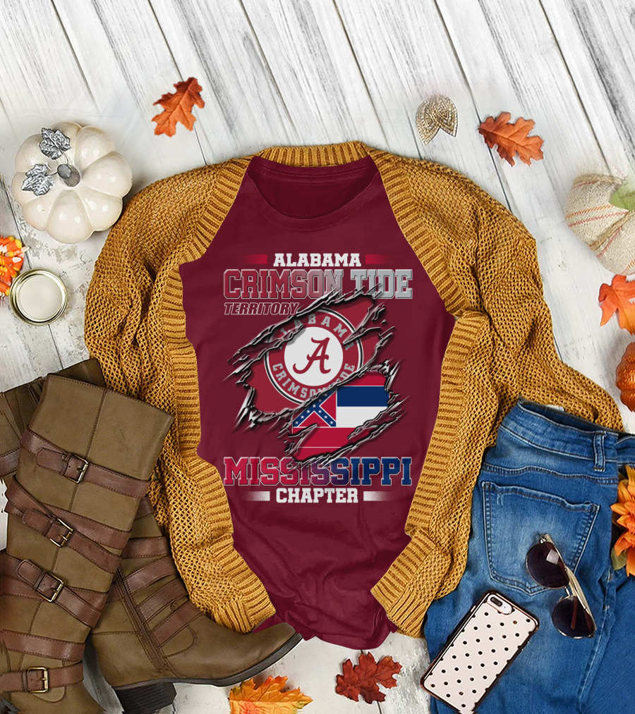 Alabama Crimson Tide Territory Mississippi Chapter T-Shirt