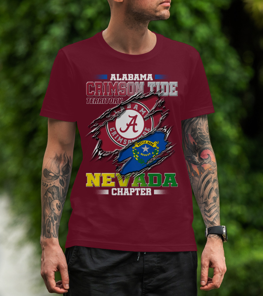 Alabama Crimson Tide Territory Nevada Chapter T-Shirt