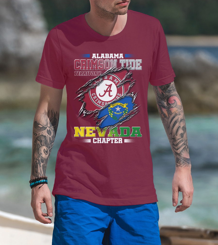 Alabama Crimson Tide Territory Nevada Chapter T-Shirt