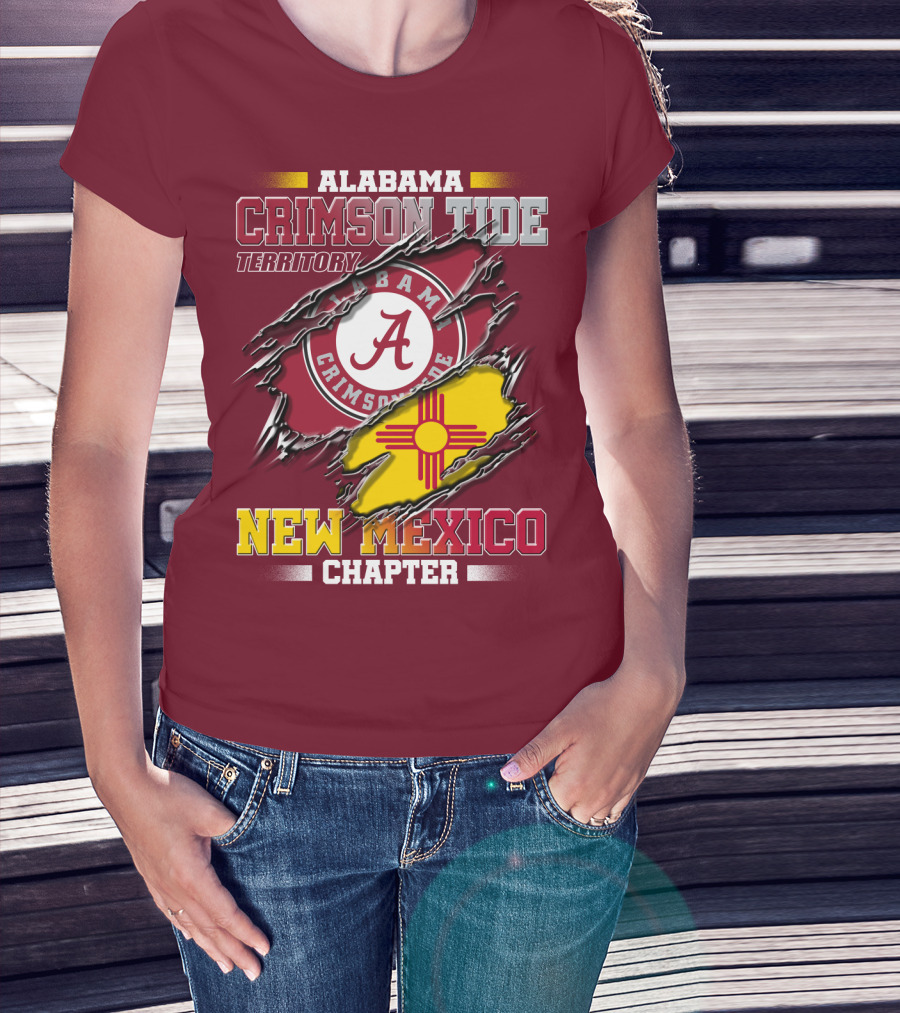 Alabama Crimson Tide Territory New Mexico Chapter T-Shirt