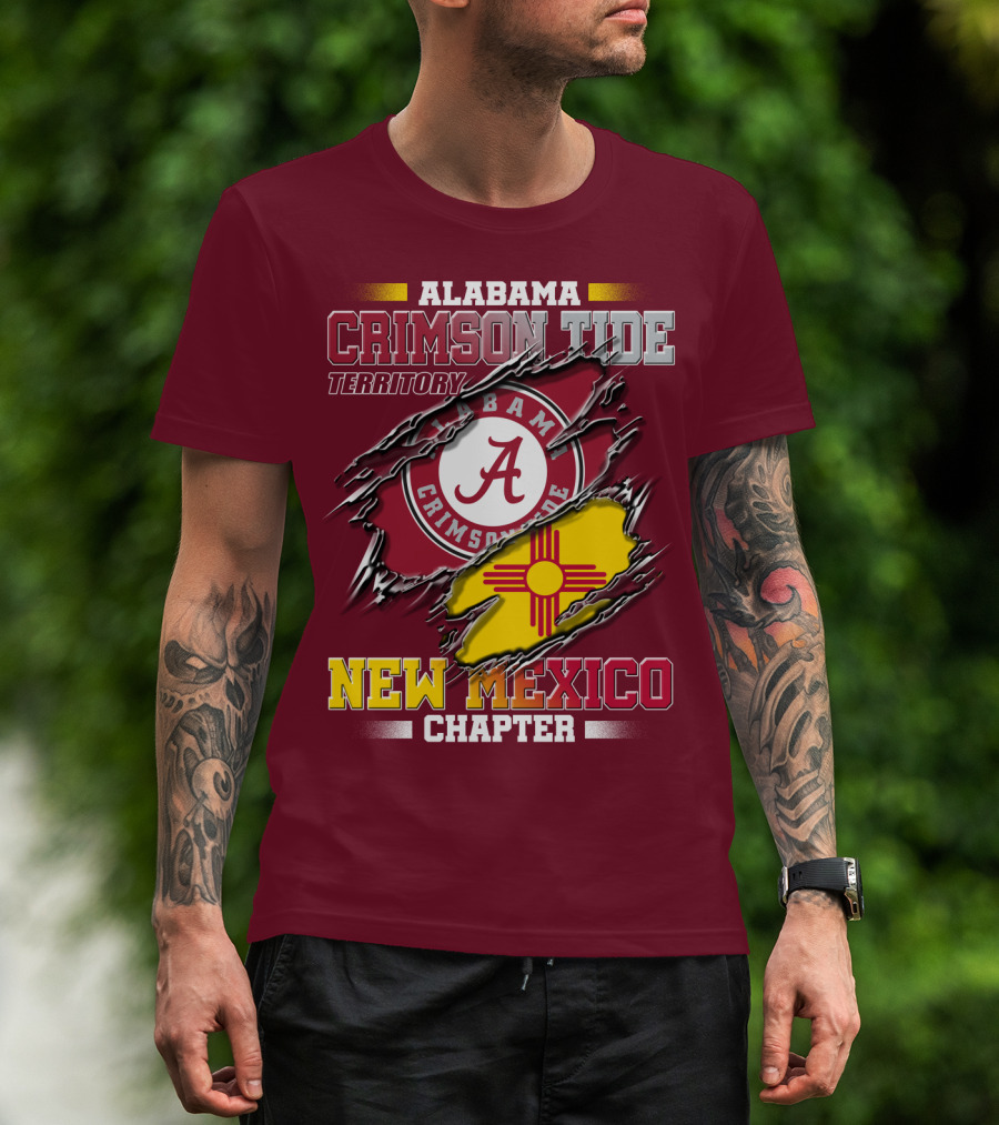 Alabama Crimson Tide Territory New Mexico Chapter T-Shirt