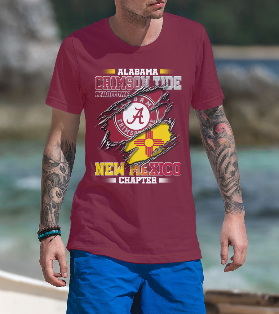Alabama Crimson Tide Territory New Mexico Chapter T-Shirt