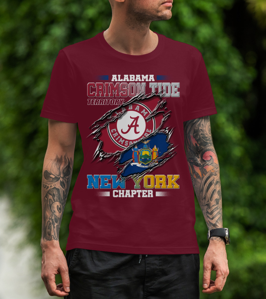 Alabama Crimson Tide Territory New York Chapter T-Shirt