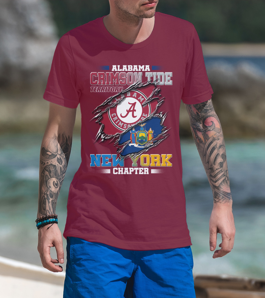 Alabama Crimson Tide Territory New York Chapter T-Shirt